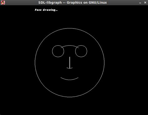 Face Drawing - Graphics Programming in Linux - C++ Program ~ .. My B ...