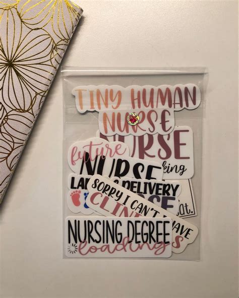 Nursing and Nursing School Stickers in 2021 | School stickers, Nurse ...