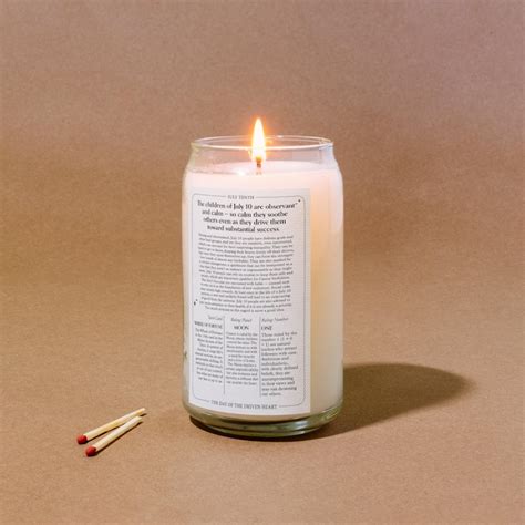 Birthdate Candles Have Specific Scents Based On Every Birthday In The Calendar