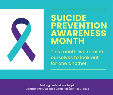 Suicide Prevention Awareness Month - The Guidance Center