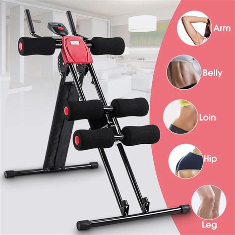 Sports Abdominal Roller Machine AB ABS Gym Muscle Exerciser Trainer Cruncher US Shipping ...