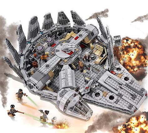 LEGO Star Wars The Force Awakens Millennium Falcon Set 75105 - ToyWiz