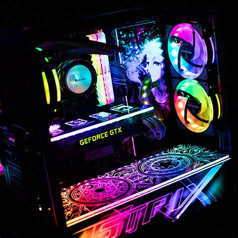 Four Side Edge RGB GPU Backplates - Cute Gaming Decor