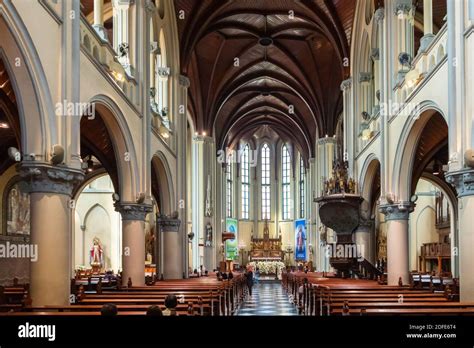 Interior of the Jakarta Cathedral in Indonesia Stock Photo - Alamy