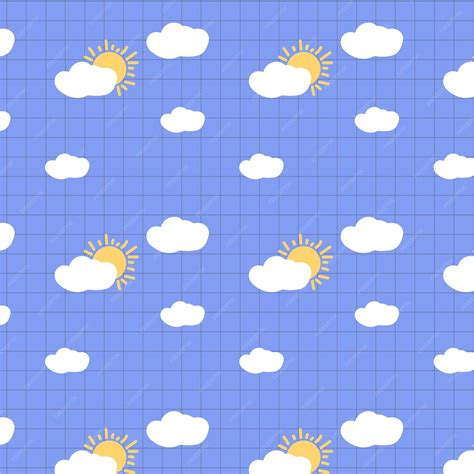 Premium Vector | Cloud pattern design