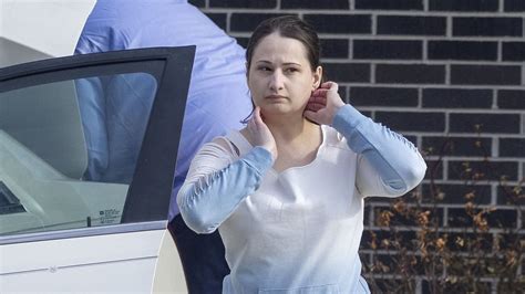 Gypsy Rose Blanchard is seen for the first time leaving Missouri hotel with husband after being ...