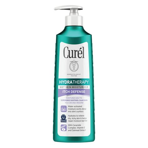 Curel Hydra Therapy Itch Defense Wet Skin Moisturizer Lotion, 12 fl oz - Walmart.com - Walmart.com