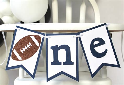 Football Birthday Banner Football Birthday Decorations - Etsy