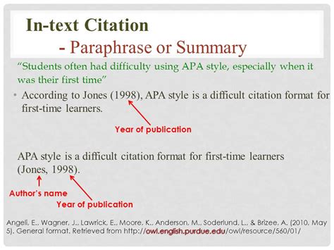 Example Of Summary Paraphrasing Quoting And Summarising