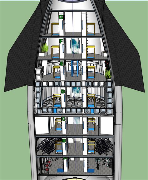 Spacex Starship Interior Concept Art / Spacex S Bfr Mars Rocket And ...