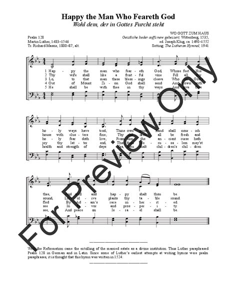 The Hymns of Martin Luther (SATB Choral Scor | J.W. Pepper Sheet Music