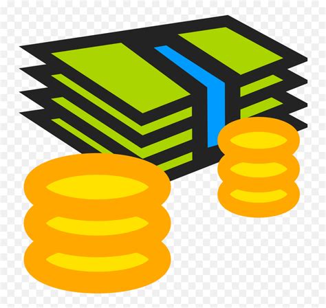 Stack Of Money Free Download Clip Art - Money Coin Clipart Emoji,Cash ...