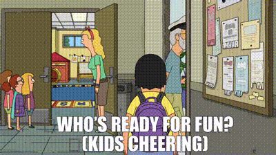 YARN | ‐Who's ready for fun? ‐(kids cheering) | Bob's Burgers (2011) - S12E05 Seven-tween Again ...