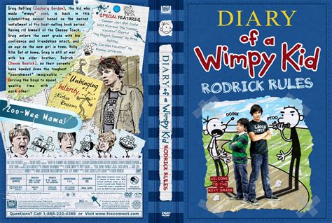 Diary Of A Wimpy Kid - Rodrick Rules - Movie DVD Custom Covers - Diary of a Wimpy Kid Rodrick ...