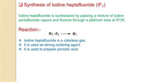 INTER HALOGENS COMPOUNDS PPT.pptx....... | PPT