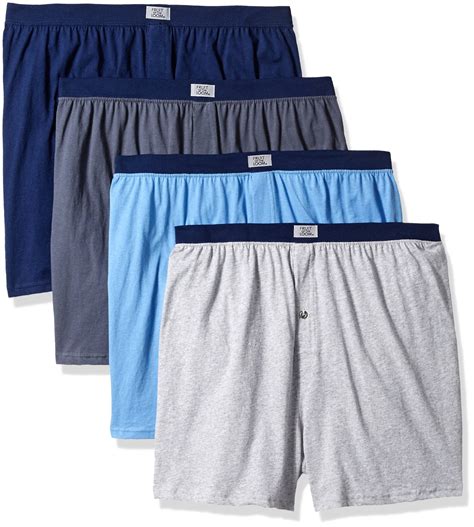 FTL-4P540X - Fruit of the Loom Mens Soft Stretch-Knit Boxers 4-Pack - Extended Sizes