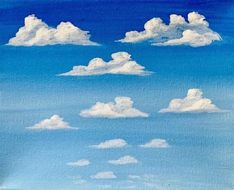 How To Paint Clouds? - 20+ Simple Cloud Painting Ideas - HARUNMUDAK