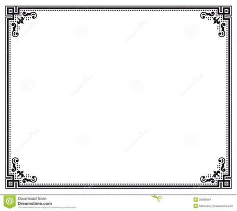 Certificate Border Vector - Certificates Templates Free intended for ...