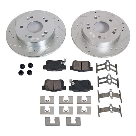 Power Stop Evolution Drilled & Slotted Rotors with pads - REAR - FatFour Customs