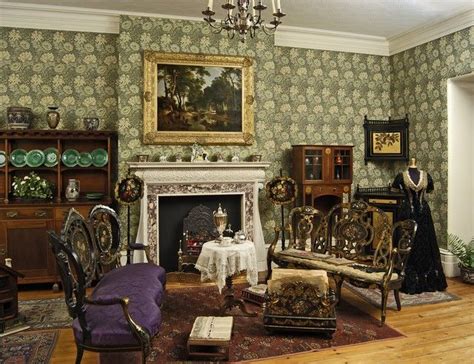 A recreation of a Victorian living room. | Victorian interior design ...