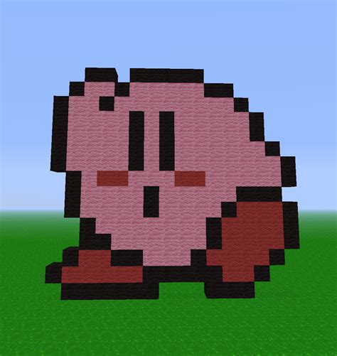 Minecraft Kirby Pixel Art :D by RedEnergyYT on DeviantArt