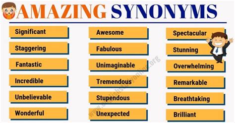 Stunning Synonym