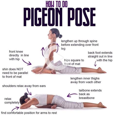 Yoga For The Non Flexible on Instagram: “How to do pigeon pose step-by ...