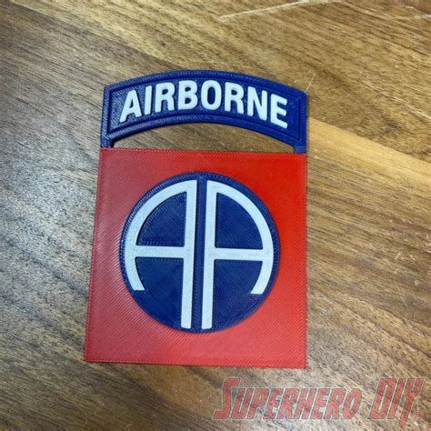 82nd Airborne Division Unit Insignia | 3D-Printed All-American Division ...