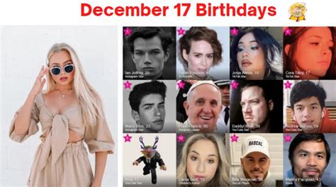 17 December Birthdays & What is Special On this Day Dec 17?