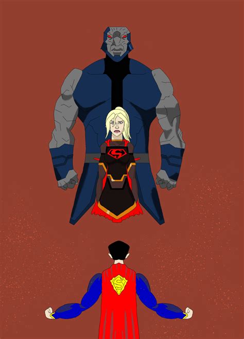 ArtStation - young justice darkseid respects supergirl