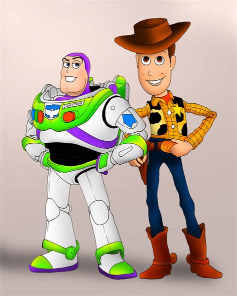 Buzz and Woody by kilroyart on DeviantArt