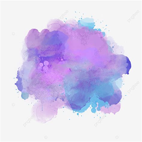 Purple Watercolor Splash PNG Image, Purple Watercolor Splash, Element, Spatter, Watercolor PNG ...