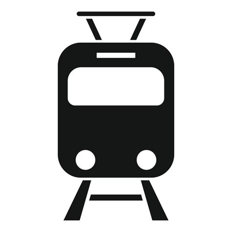 Metro train icon simple vector. City waiting 15149671 Vector Art at Vecteezy