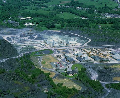 View Of The Penrhyn Slate Quarry Photograph by Martin Bond/science Photo Library - Fine Art America