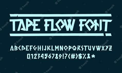 Premium Vector | Modern duct tape font grunge typeface for poster design alphabet characters and ...