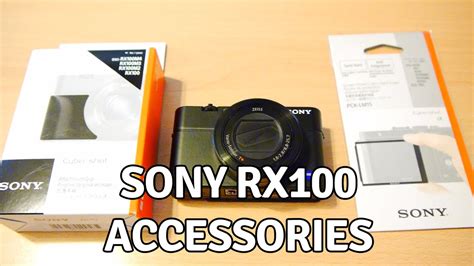 Sony RX100 Series Official Accessories - AG-R2 Grip and PCK-LM15 Screen Protector - YouTube