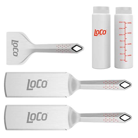 5 Piece Griddle Tool Set – LoCo Cookers