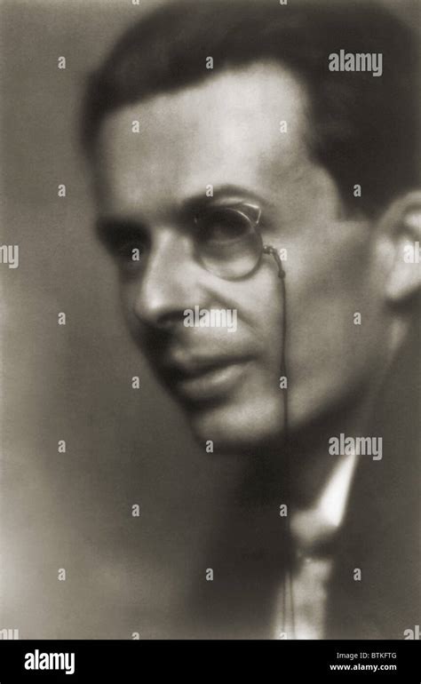 Aldous Huxley (1894-1963), English author of the science fiction ...