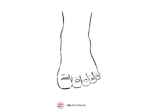 How To Draw Feet Properly – ZenARTSupplies | Inspiring the Artist in ...