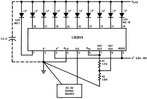 LM3914 Dot/Bar Display Driver | TI.com