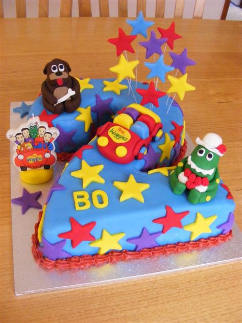 Wiggles Cake For 2Nd Birthday - CakeCentral.com