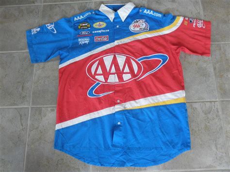 Vintage, Hard to Find Nascar Pit Crew Shirt Team AAA - Men's Size L | #1729124390