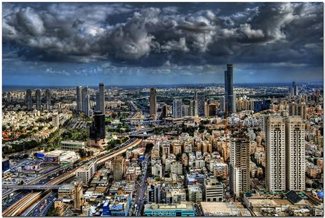 Tel Aviv love | Tel Aviv skyline overlooking the major Ayalo… | Flickr