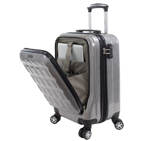 Chariot Duro 20" Carry-on Hardside 4 Wheel Spinner Luggage Grey ...