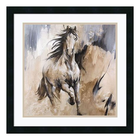 Horse Framed Wall Art in 2023 | Horse painting, Canvas painting, Horse art