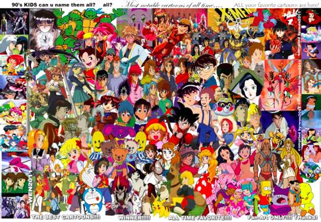 Cartoon Collage Picture : You can put your favorite pictures into collages of different themes ...