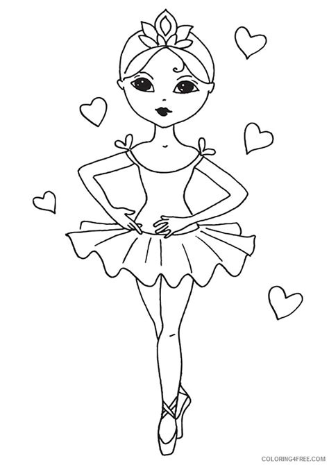 Disney Princess Ballerina Coloring Pages