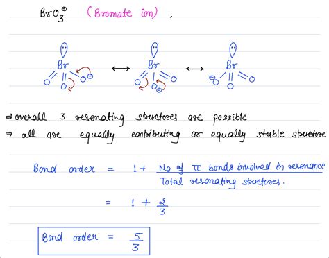 [Solved] Draw resonance Lewis structures for bromate(V), [BrO3] − ,... | Course Hero