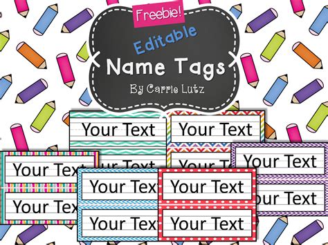 Free Printable Name Tags For Desks - Printable Word Searches