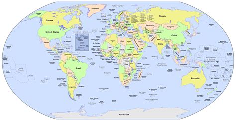 World Map Political High Resolution high resolution political map of the world with countries ...